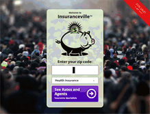Tablet Screenshot of insuranceville.com